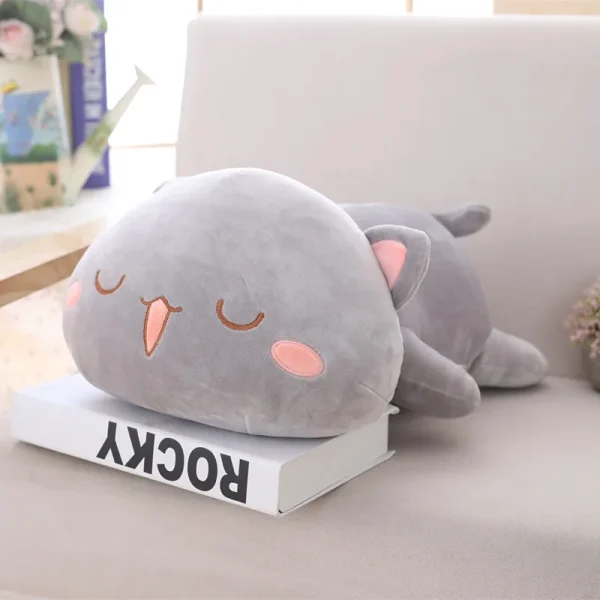 35cm Kawaii Lying Cat Plush Toys Stuffed Cute Cat Doll Lovely Animal Pillow Soft Cartoon Toys for Children Girls Christmas Gift - Image 6