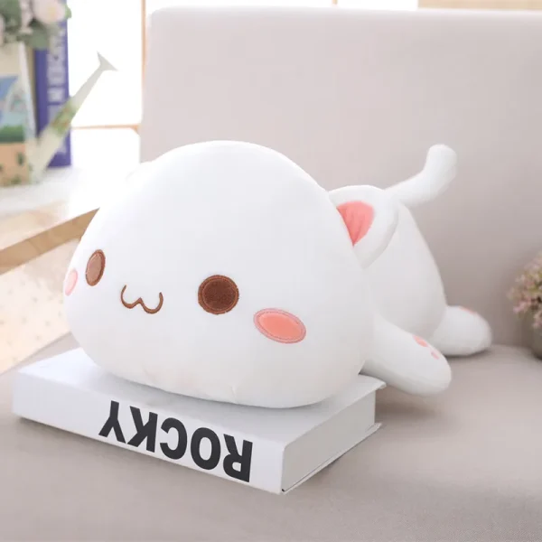 35cm Kawaii Lying Cat Plush Toys Stuffed Cute Cat Doll Lovely Animal Pillow Soft Cartoon Toys for Children Girls Christmas Gift - Image 4