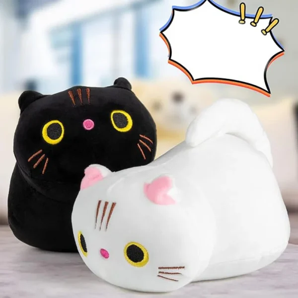 Kawaii Kitten Plush Pillow - Image 4