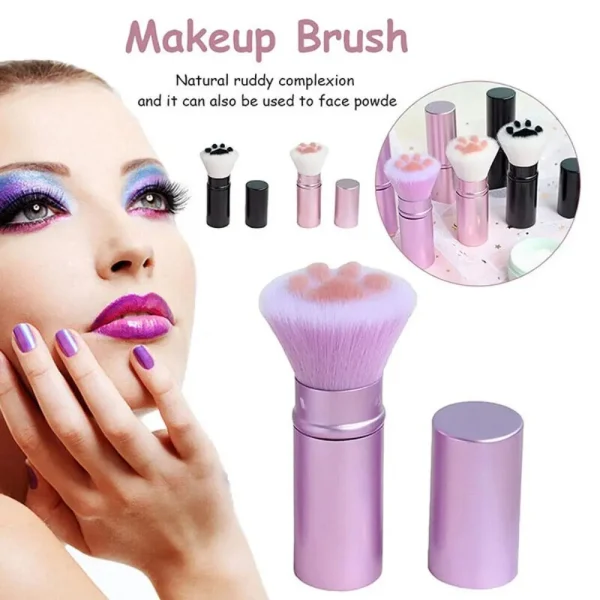 Retractable Cat Claw Makeup Brush (12 Pieces) - Image 2