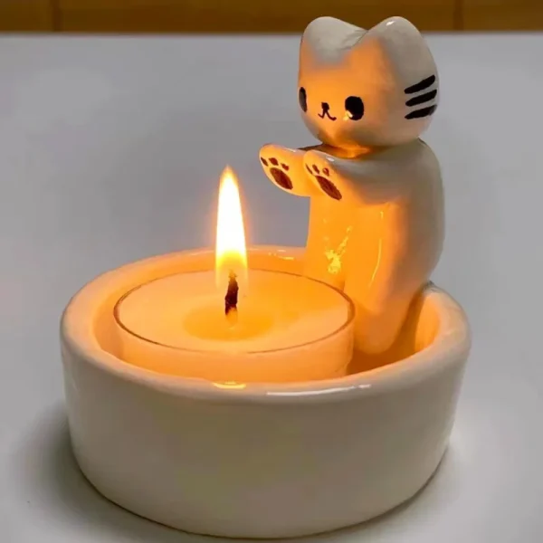 Kitty Candle Holder Decoration - Image 3