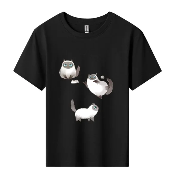 Cute Cat Short Sleeves - Image 2