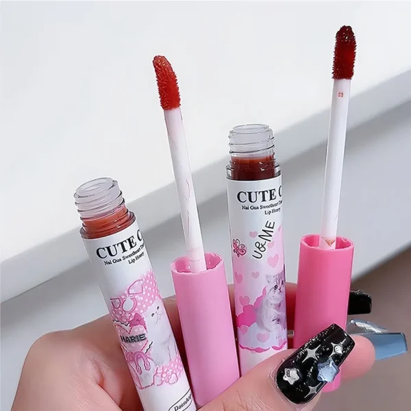 Cute Cat Lip Glaze Set (6 Colors) - Image 6