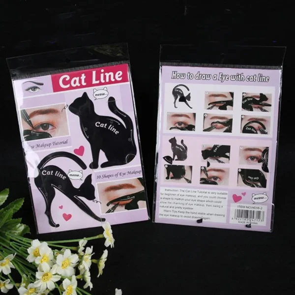 Cat Line Eyeliner Stencils - Image 3