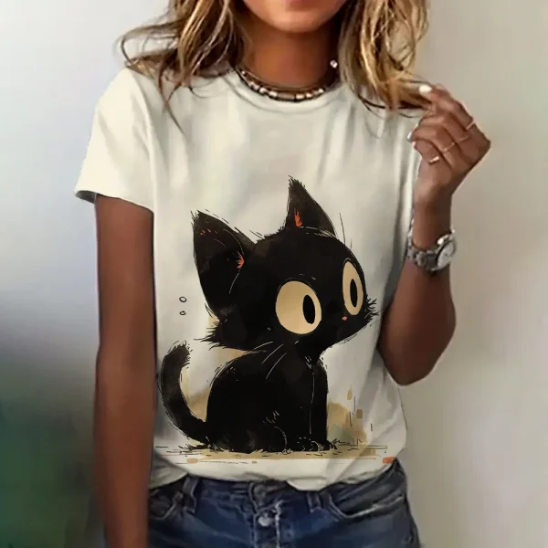 Cat Pattern Shirt - Image 2