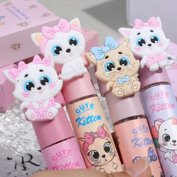 Cute Cat Velvet Lip Gloss (4 Color) - Image 5