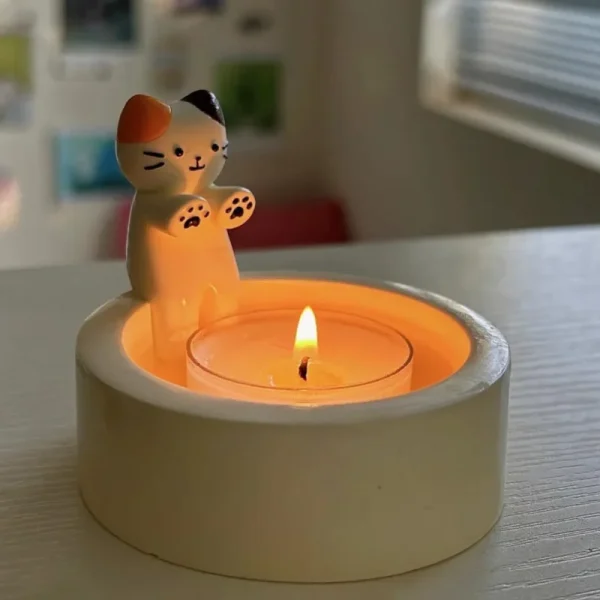 Kitty Candle Holder Decoration