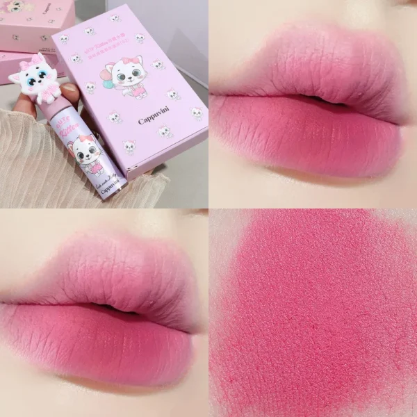 Cute Cat Velvet Lip Gloss (4 Color) - Image 3