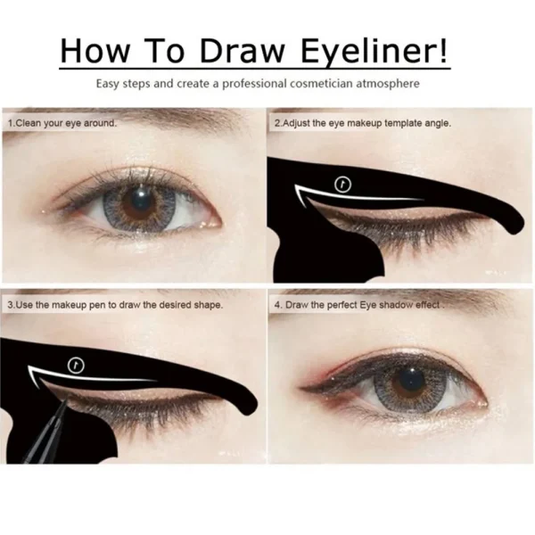 Cat Line Eyeliner Stencils - Image 5