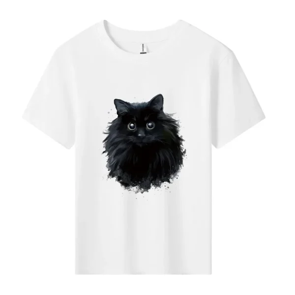 Cute Cat Short Sleeves - Image 6