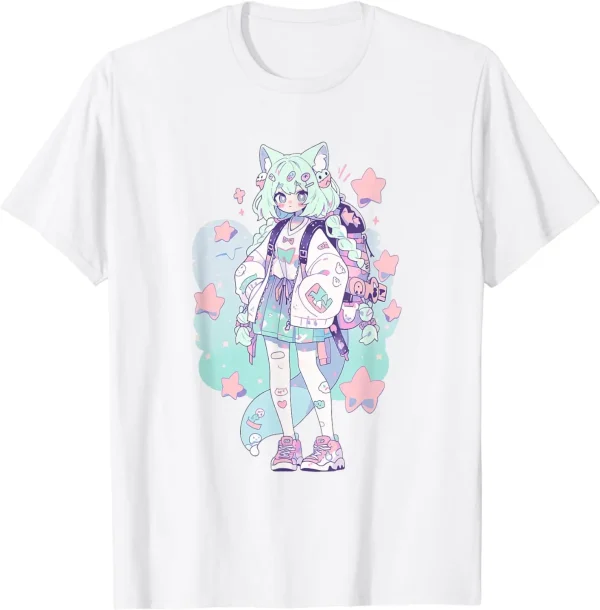 Cat Girl Pastel T-Shirt