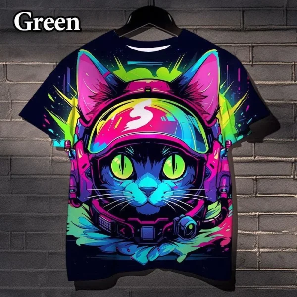 Kids Space Cat Shirts - Image 6