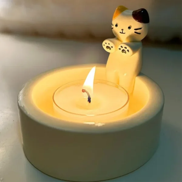 Kitty Candle Holder Decoration - Image 4