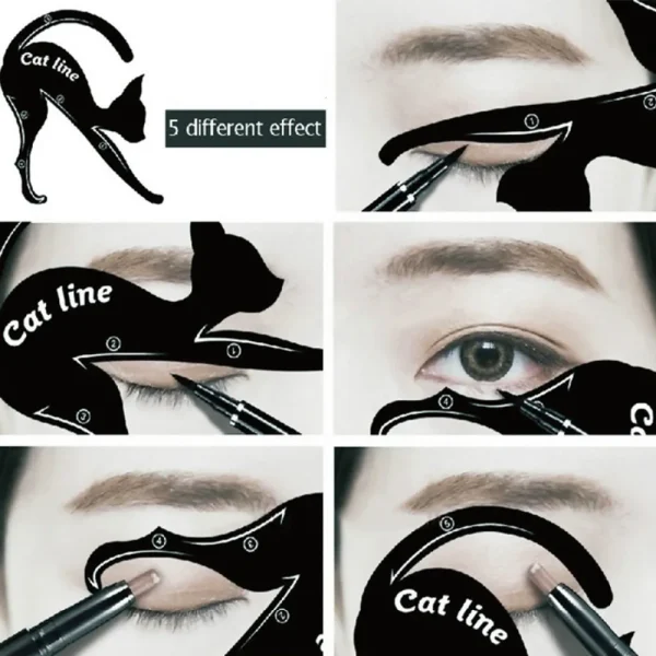 Cat Line Eyeliner Stencils