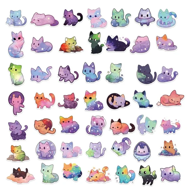 Star Cat Sticker Collection - Image 2